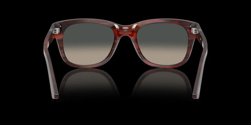 PERSOL 0po3372s 53 Striped Burgundy Accessories